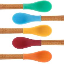Bamboo & Silicone Spoons